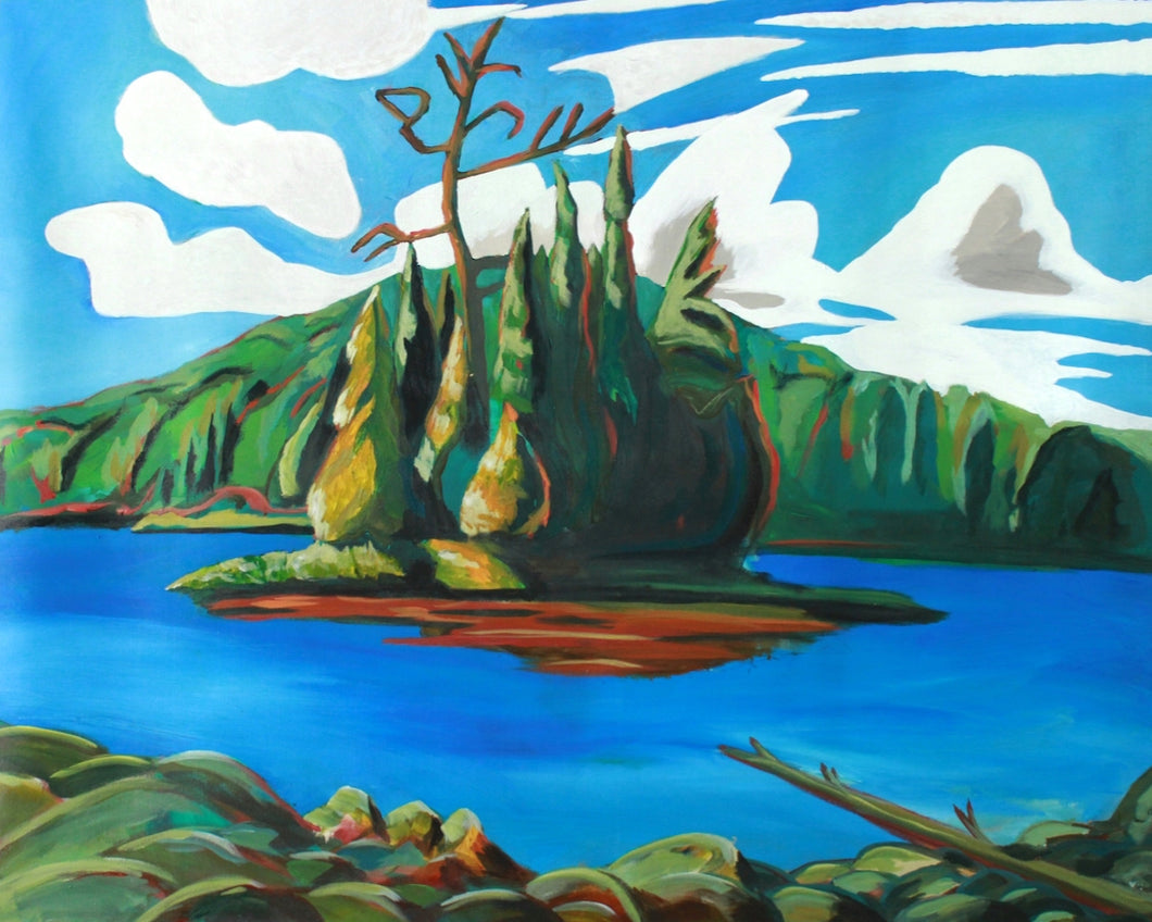 Island in the Lake (Interpretation of L. Harris's Island in Algonquin Park)