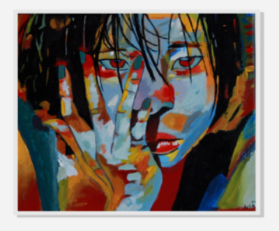 Acrylic Pins - Untitled Portrait No. 2