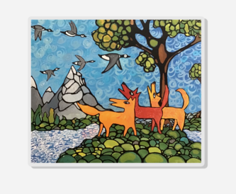 Acrylic Pins - Latin American Foxes